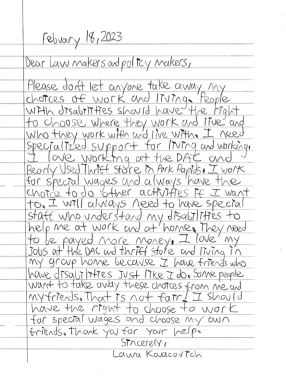 2023 Lauras MN State Advocacy Letter
